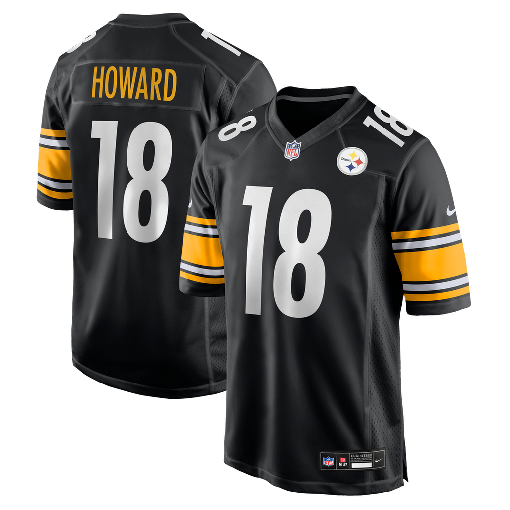 Pittsburgh Steelers Will Howard Nike Team Game Jersey - Black
