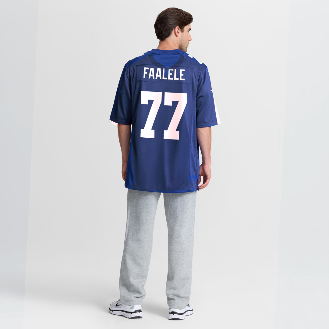New York Giants Daniel Faalele Nike Team Game Jersey - Royal