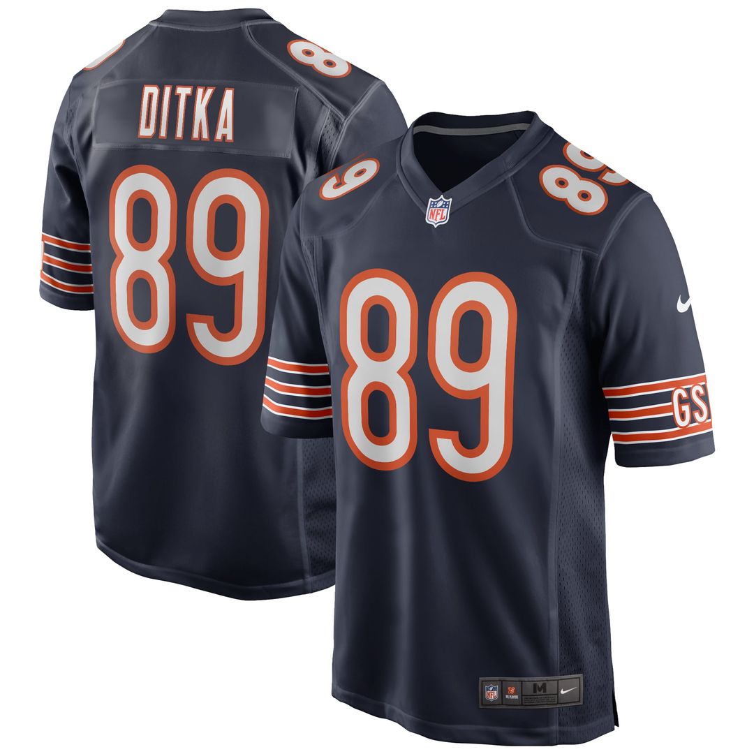 Chicago Bears Mike Ditka Nike Game Retired Player Jersey - Navy