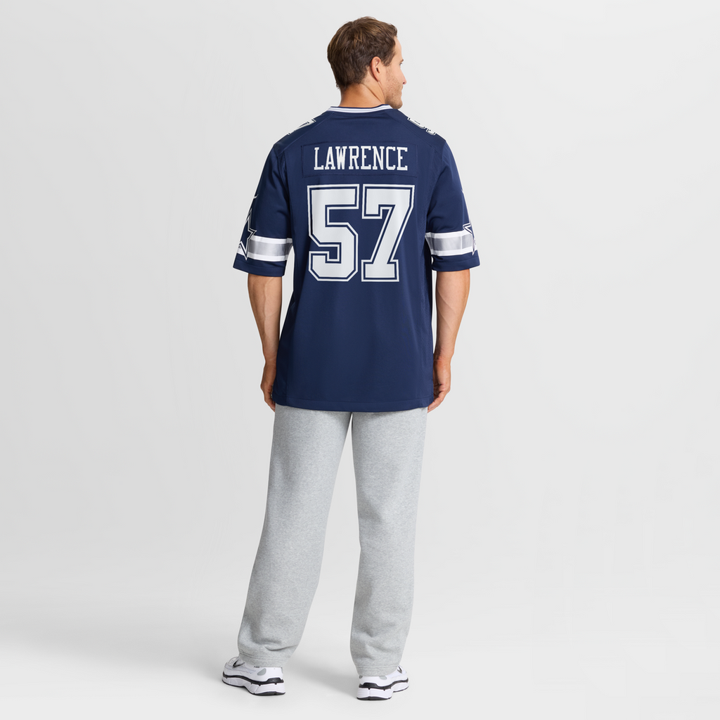 Dallas Cowboys Malachi Lawrence Nike Team Game Jersey - Navy