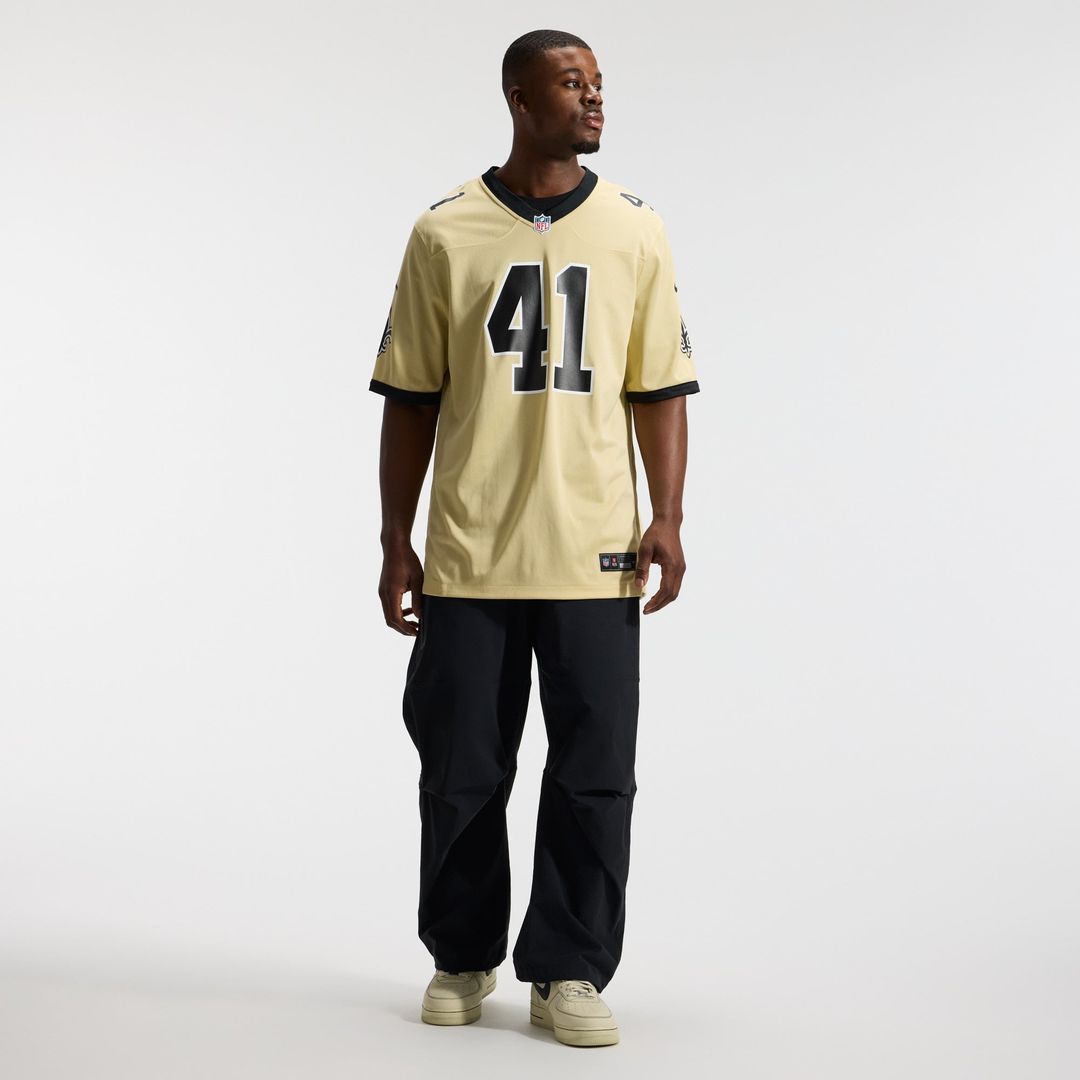 New Orleans Saints Alvin Kamara Nike Game Jersey - Black