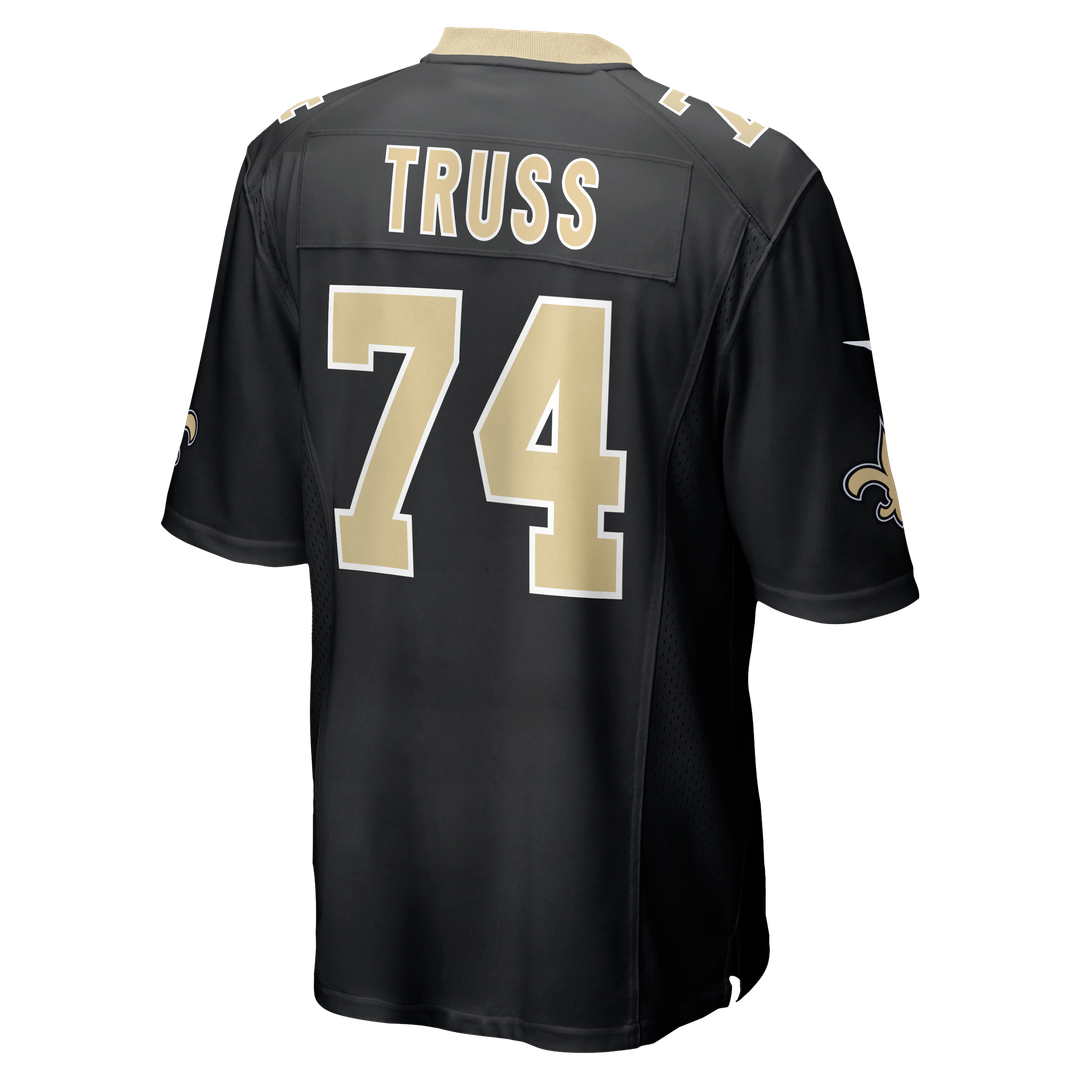 New Orleans Saints Xavier Truss Nike Team Game Jersey - Black