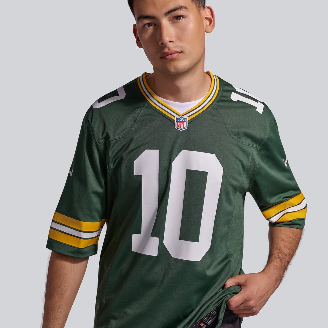 Green Bay Packers Jordan Love Nike Player Game Jersey - Green