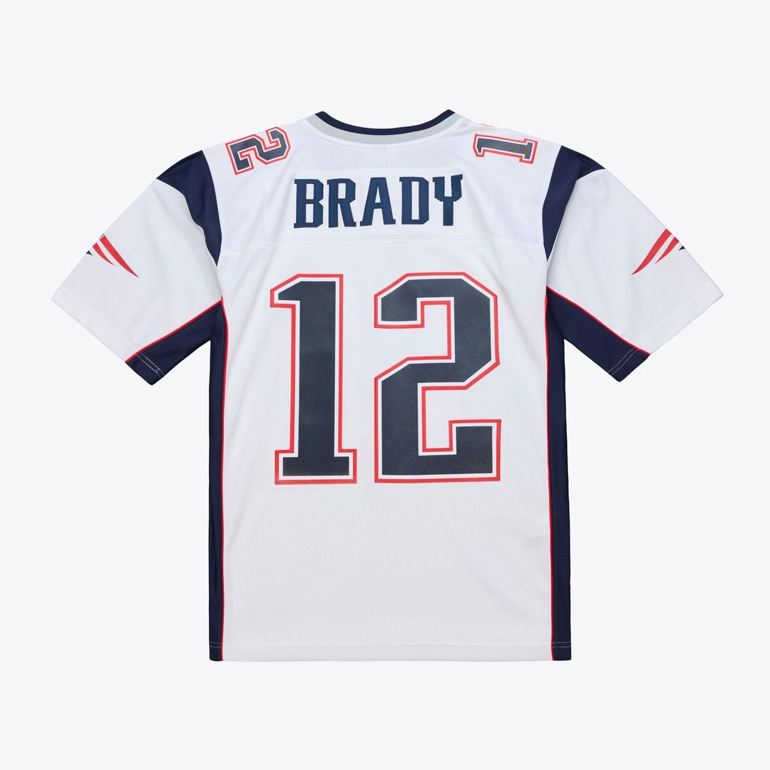 New England Patriots Tom Brady Mitchell & Ness 2000 Legacy Replica Jersey - White