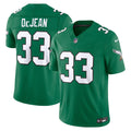 Philadelphia Eagles Cooper DeJean Nike Alternate Vapor F.U.S.E. Stitched Limited Jersey - Kelly Green