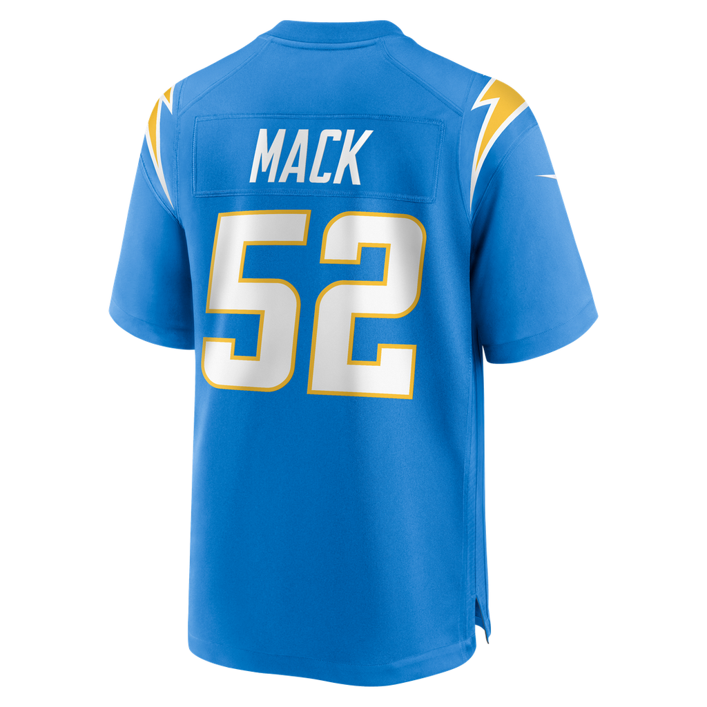 Los Angeles Chargers Khalil Mack Nike Game Jersey - Powder Blue