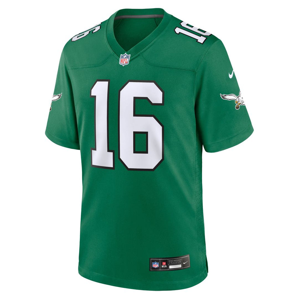 Philadelphia Eagles Tanner McKee Nike Alternate Game Jersey - Kelly Green