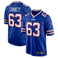 Buffalo Bills Austin Corbett Nike Team Game Jersey - Royal