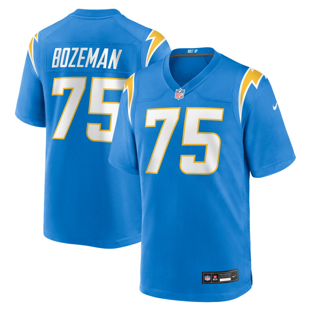 Los Angeles Chargers Bradley Bozeman Nike Game Jersey - Powder Blue