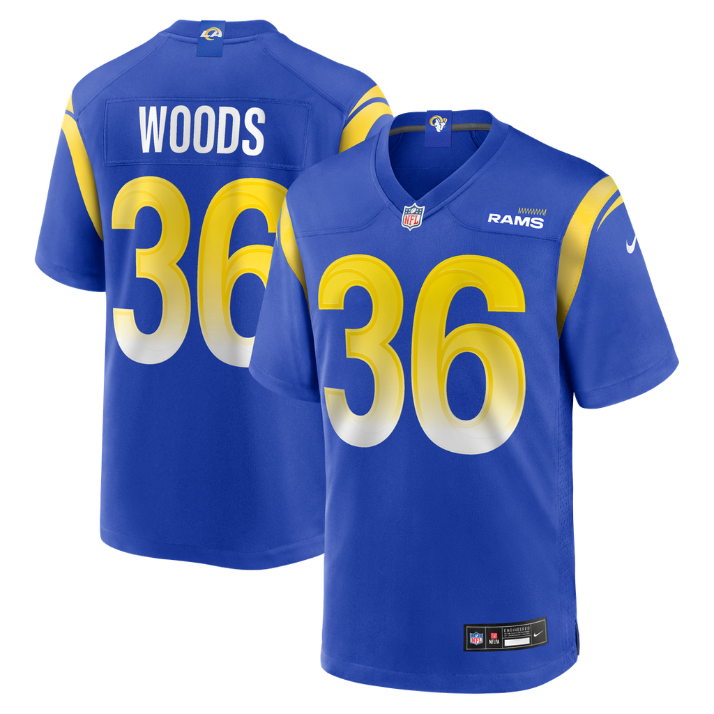 Los Angeles Rams Charles Woods Nike Game Jersey - Royal