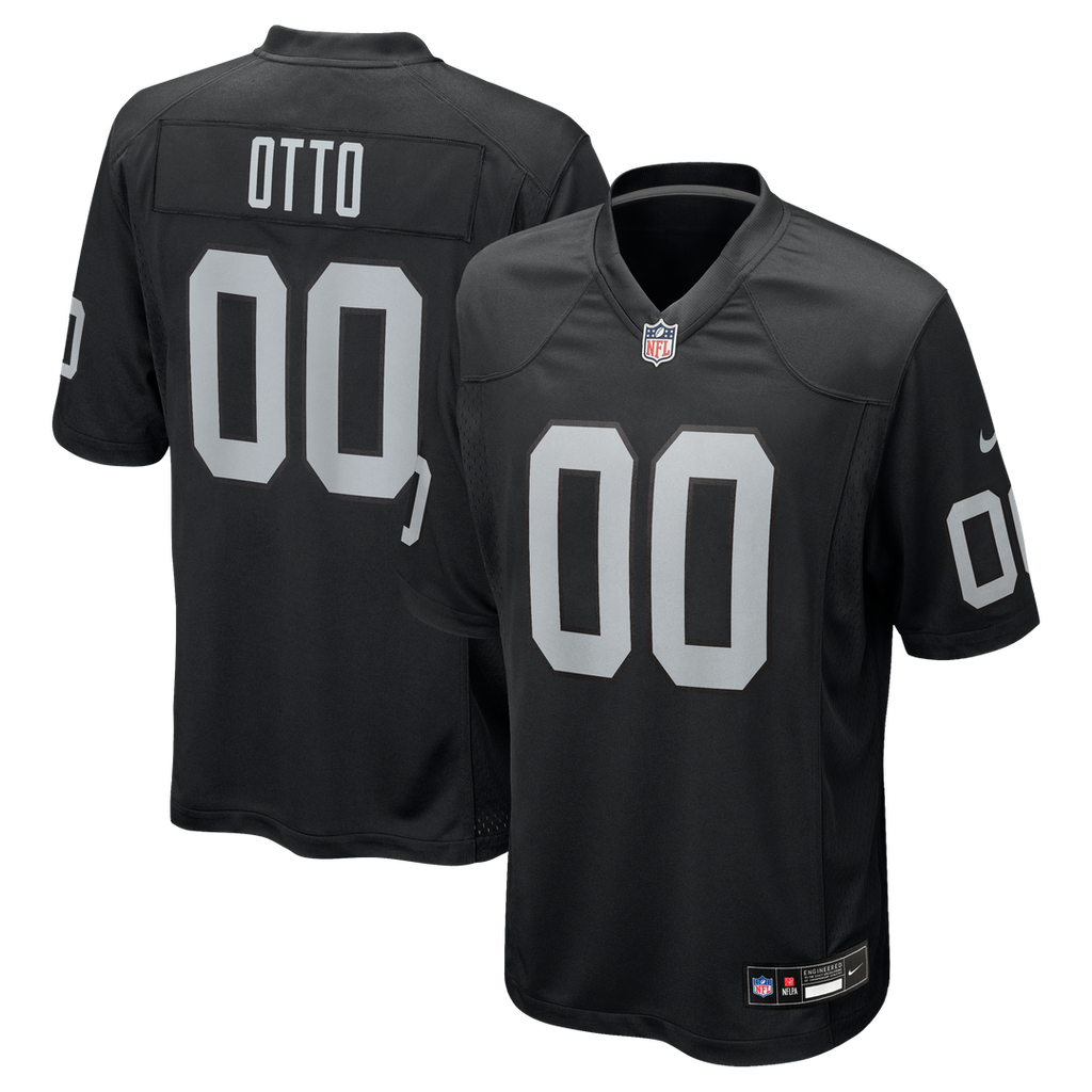 Las Vegas Raiders Jim Otto Nike Game Retired Player Jersey - Black