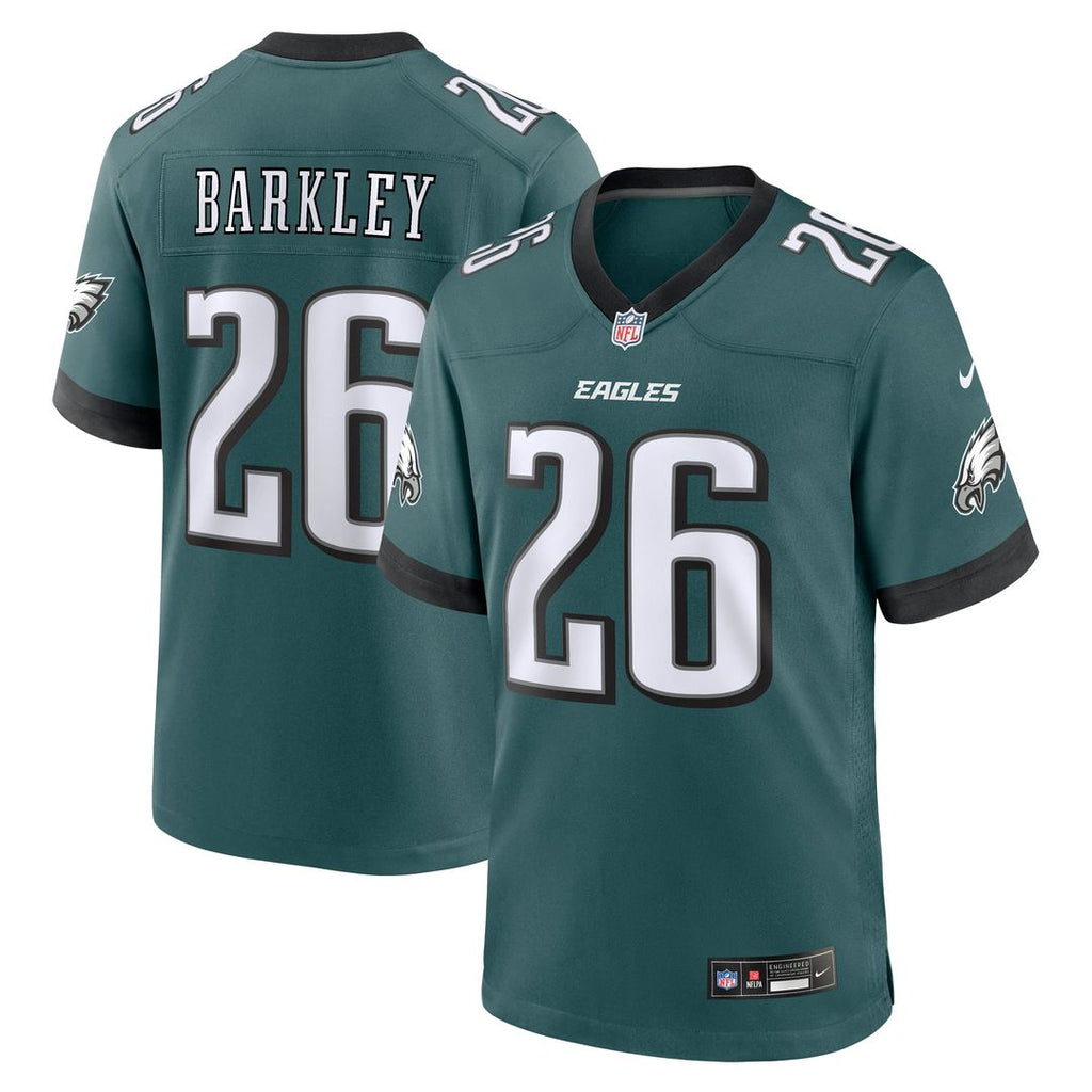 Philadelphia Eagles Saquon Barkley Nike Game Player Jersey - Midnight Green